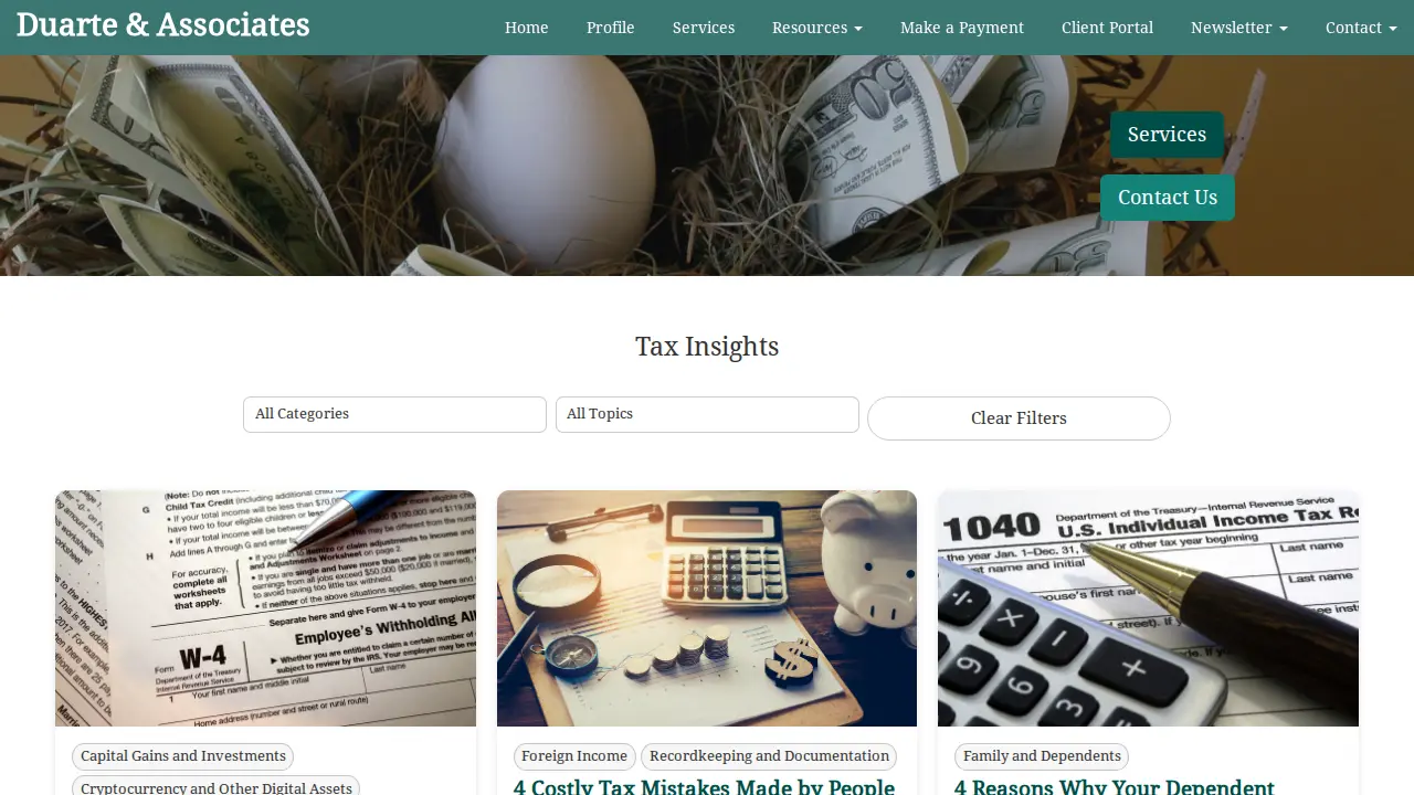 Duarte & Associates page