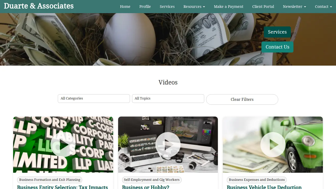 Duarte & Associates page
