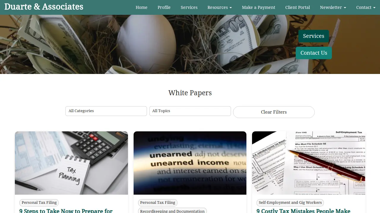 Duarte & Associates page