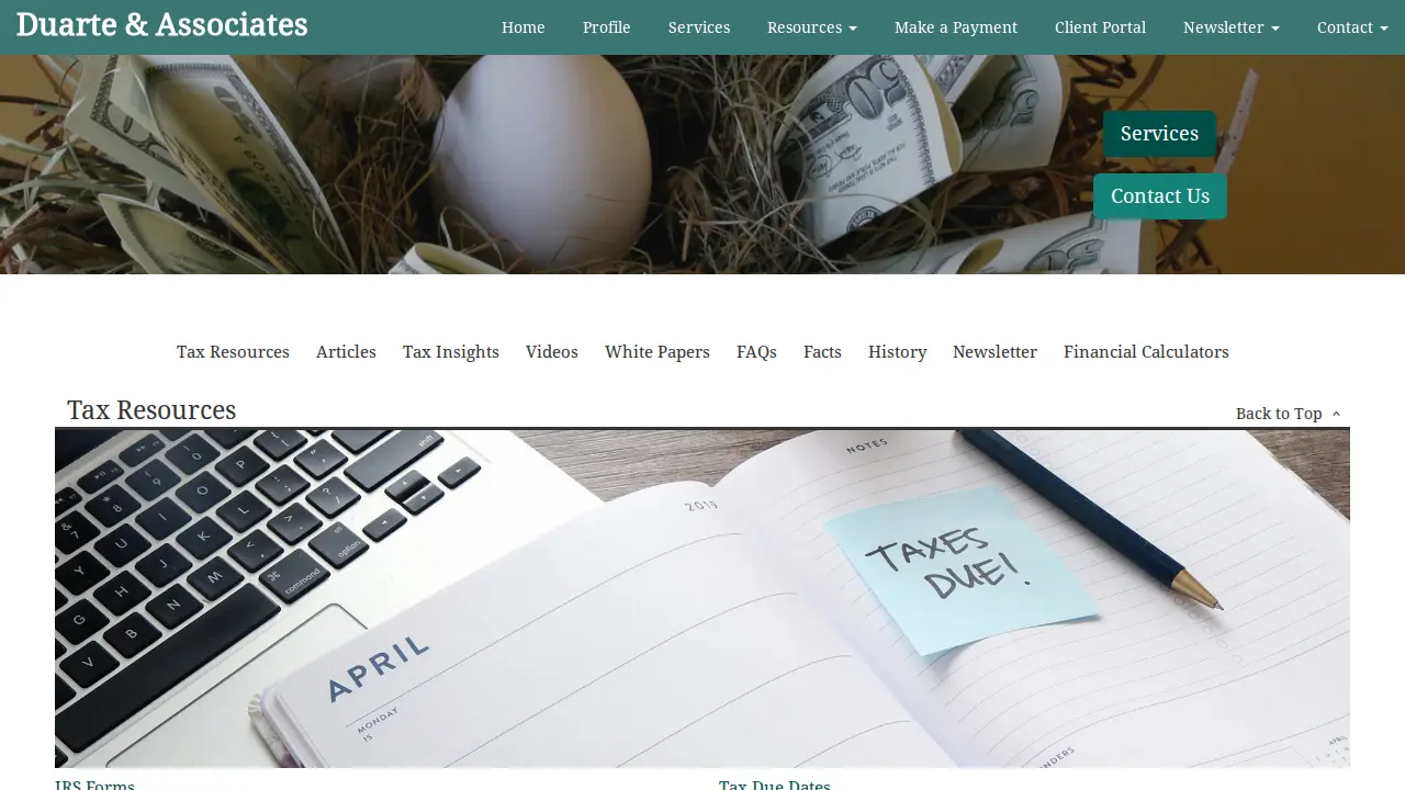 Duarte & Associates page
