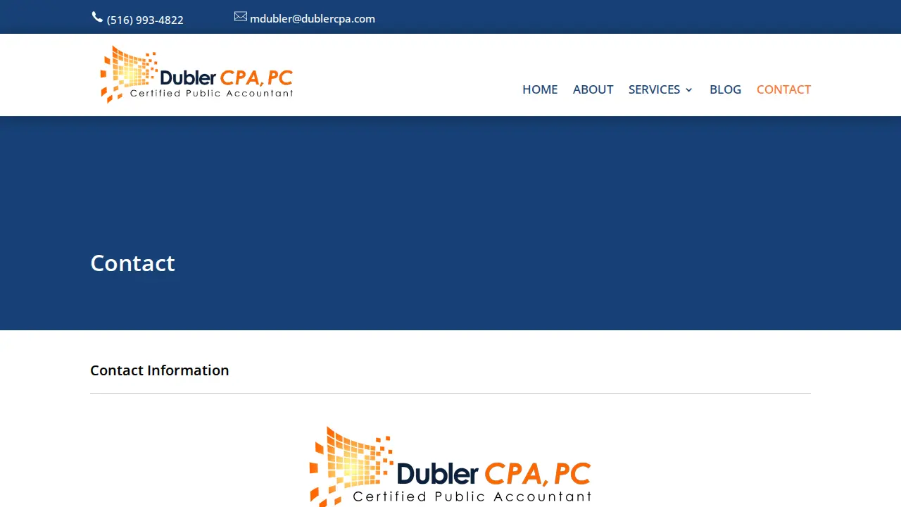 Dubler CPA PC page
