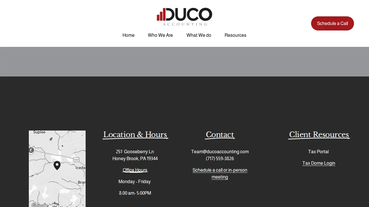 Duco Accounting LLC page