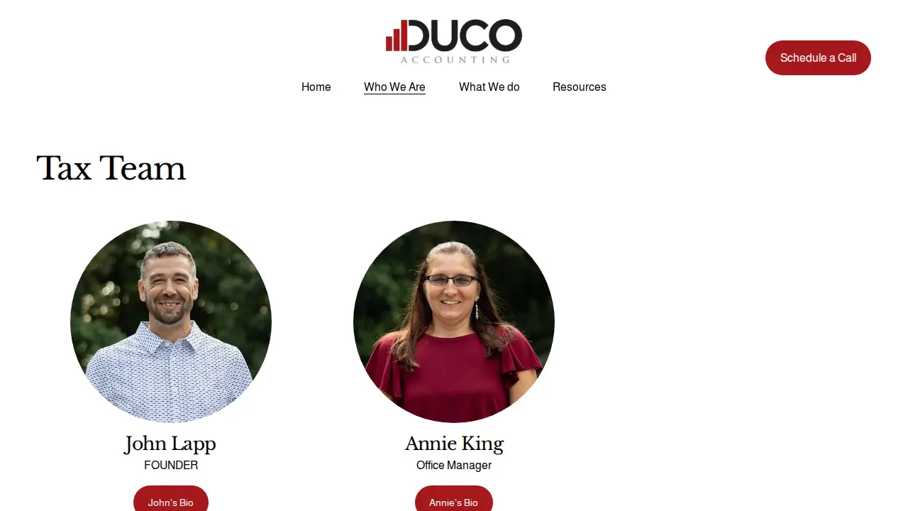 Duco Accounting LLC page
