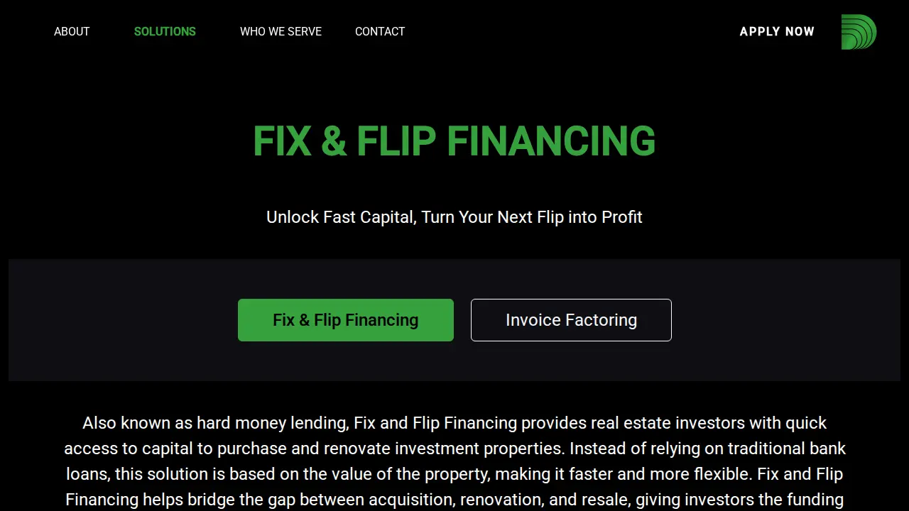 Dune Funding page