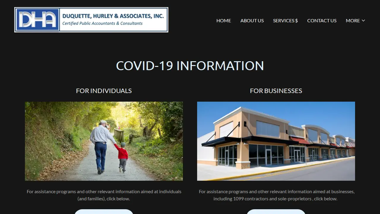 Duquette, Hurley & Associates, Inc. page