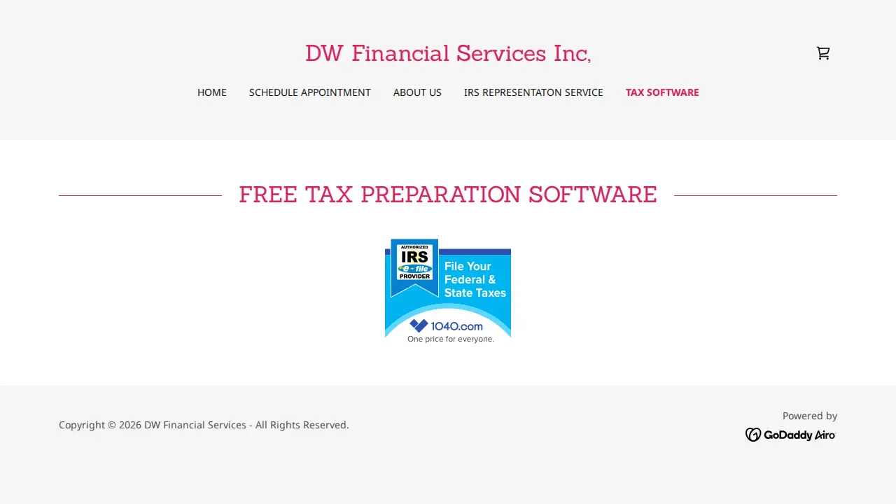 DW Financial Services, Inc page