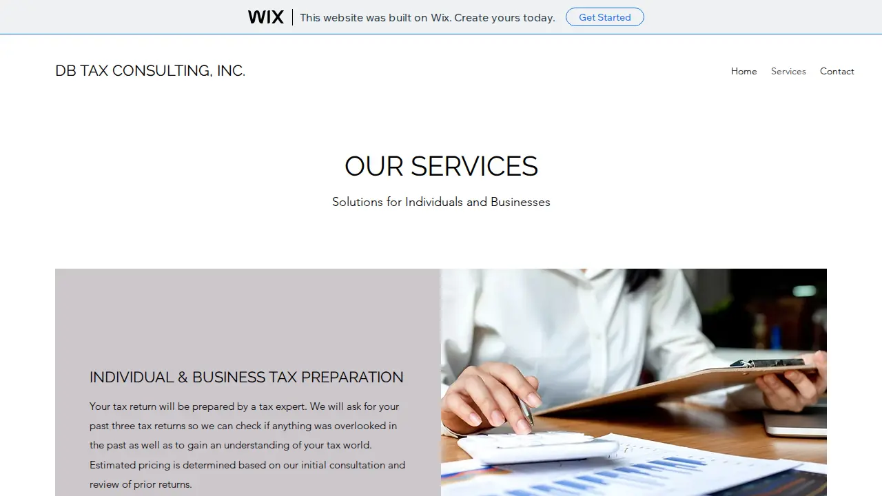 DB Tax Consulting, Inc page