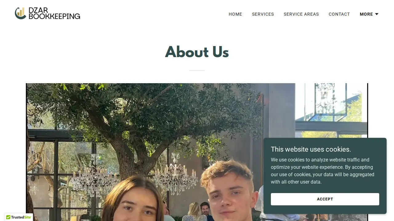 DZAR Bookkeeping page