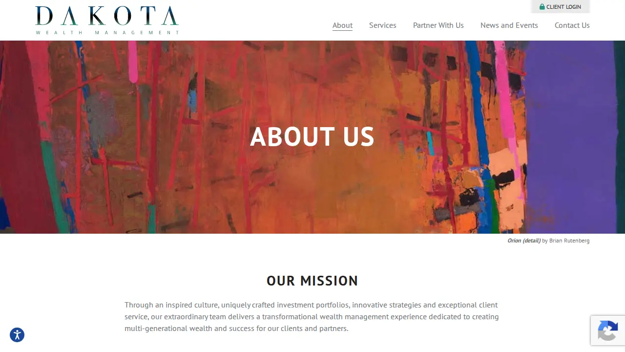 Dakota Wealth Management page