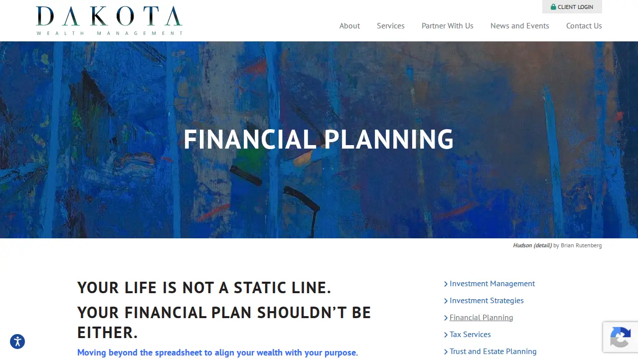 Dakota Wealth Management page