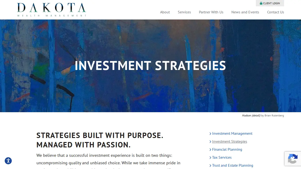 Dakota Wealth Management page