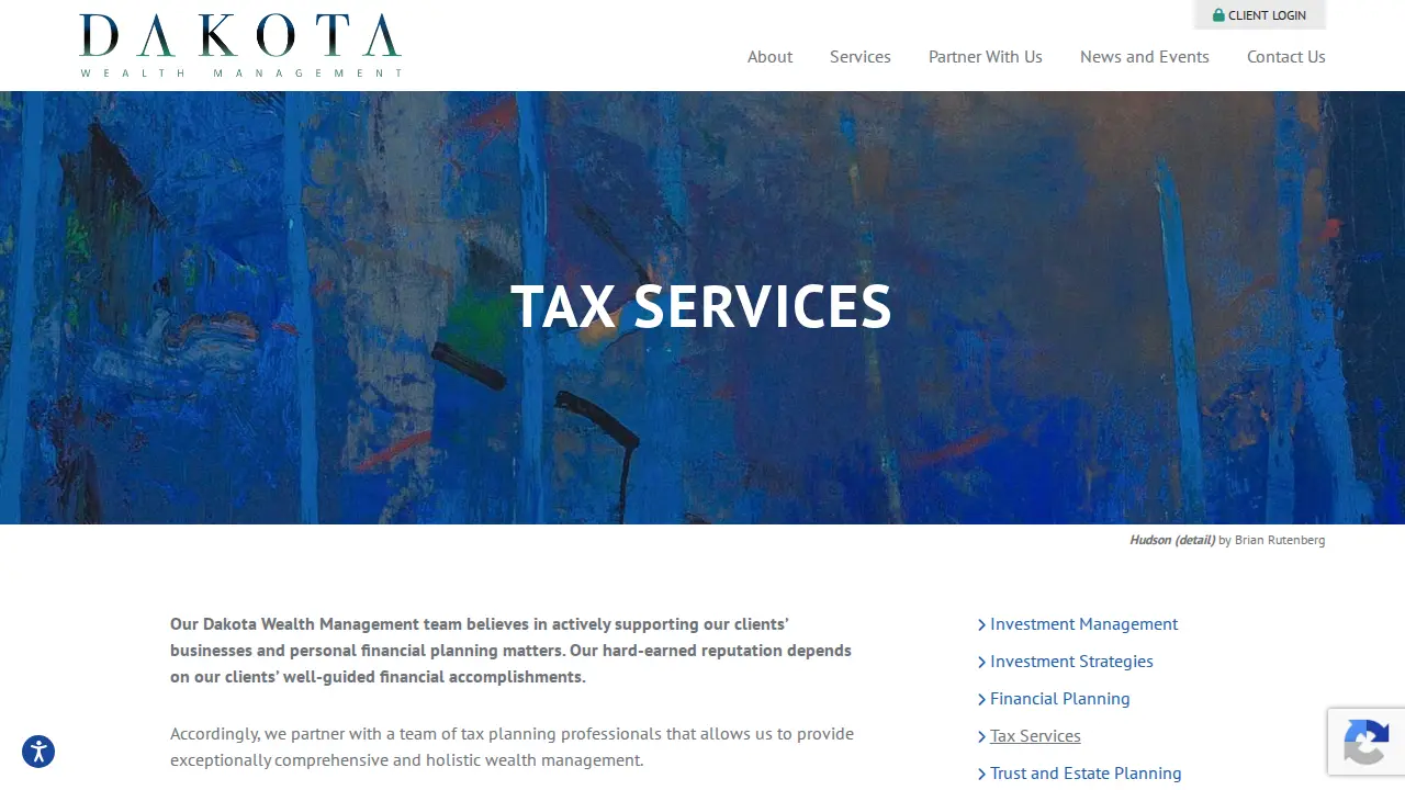 Dakota Wealth Management page