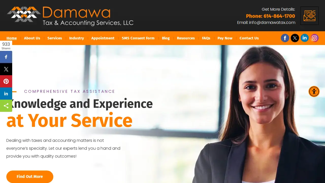Damawa Tax & Accouting Services, LLC - Tax Services Columbus & Accounting Services Columbus