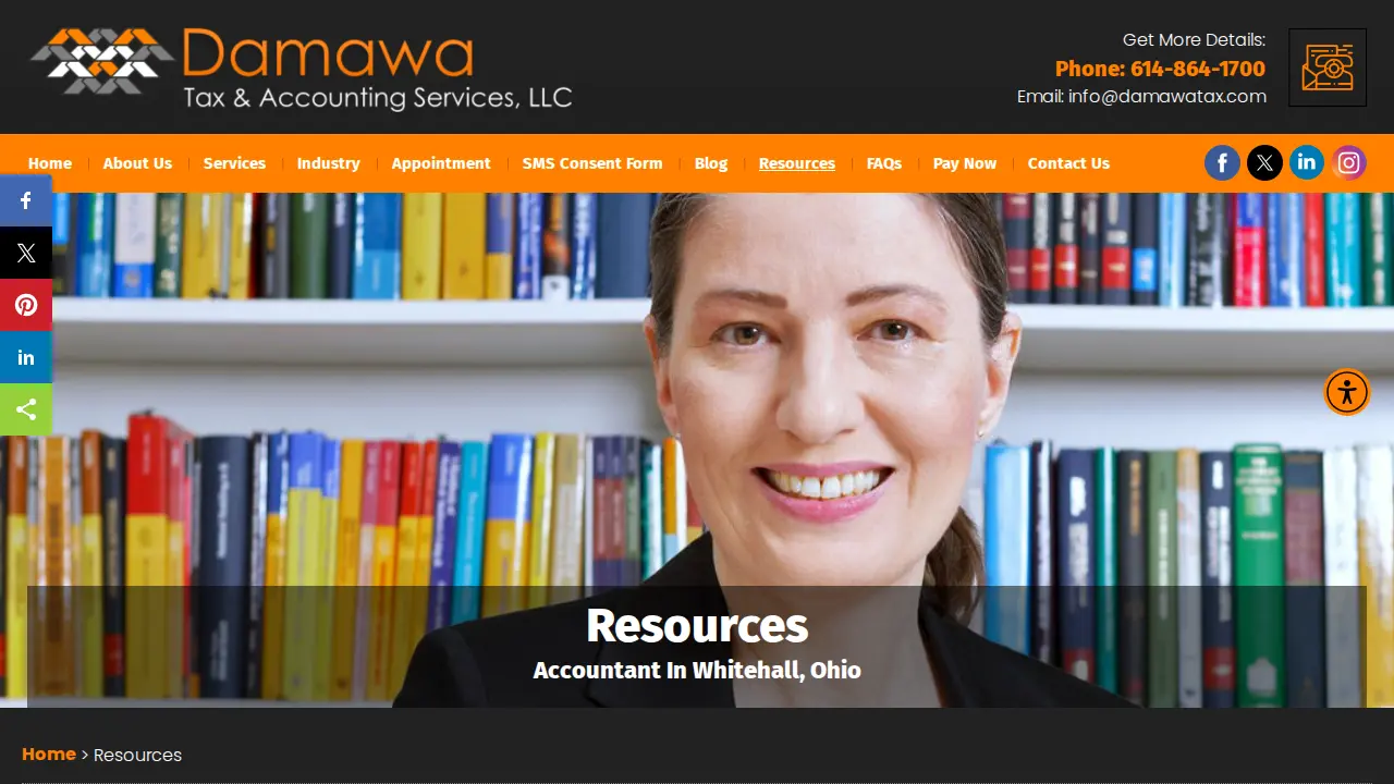 Damawa Tax & Accouting Services, LLC - Tax Services Columbus & Accounting Services Columbus page