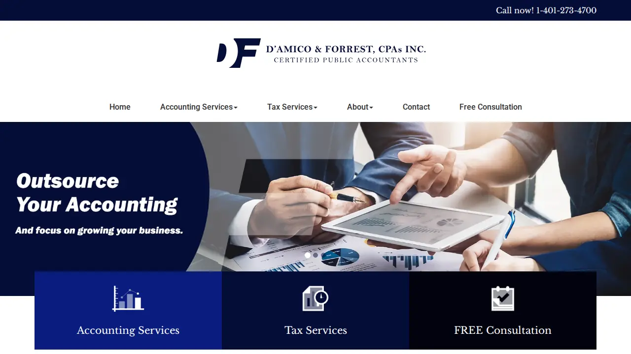 D'Amico & Forrest CPAs Inc page