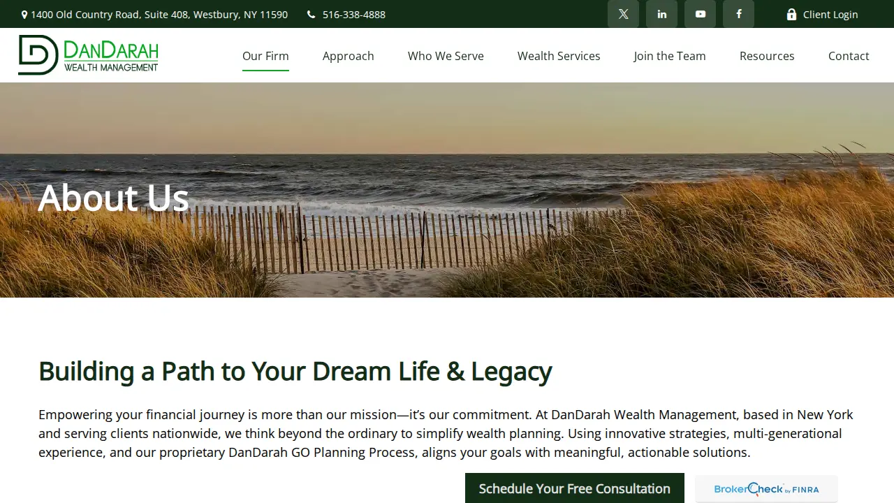 Domenick D'Andrea, AIF , CRC , CPFA | DanDarah Wealth Management page