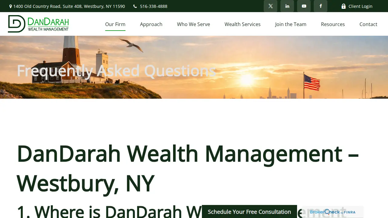 Domenick D'Andrea, AIF , CRC , CPFA | DanDarah Wealth Management page