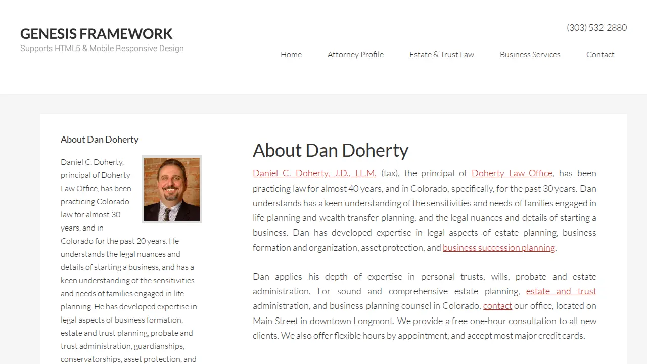Doherty Law Office page
