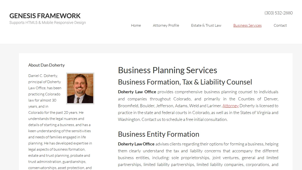 Doherty Law Office page