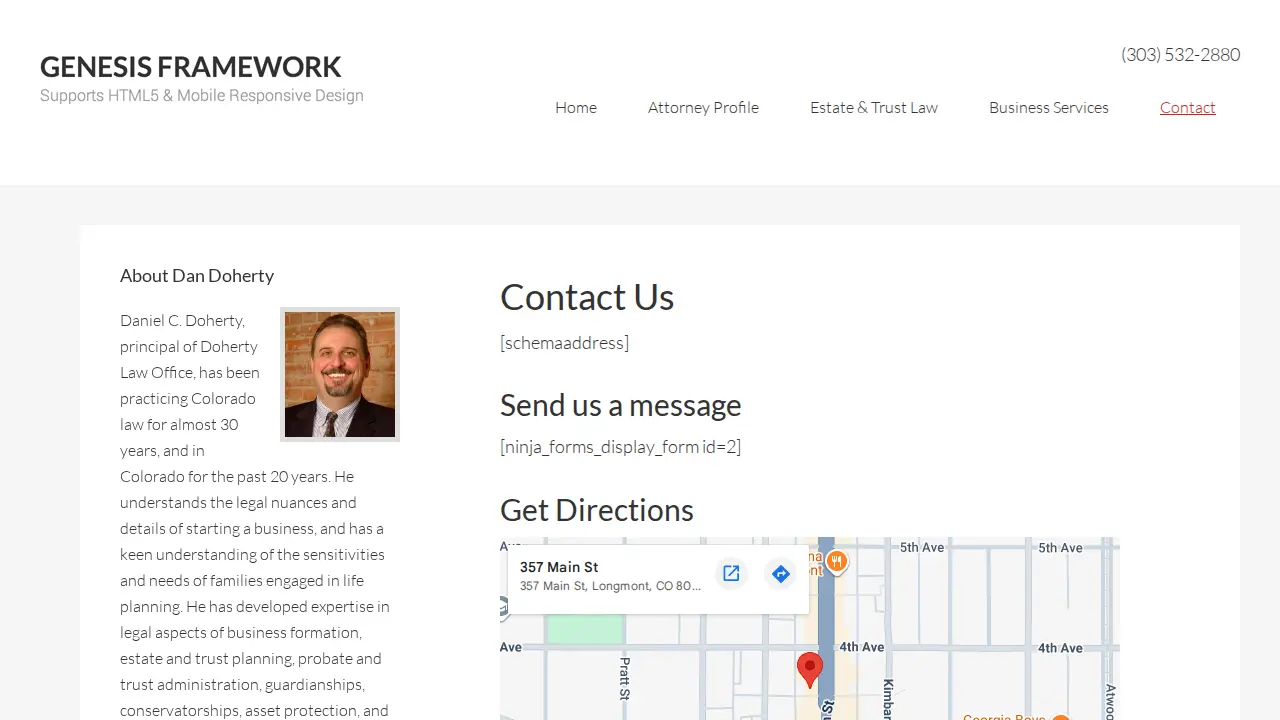 Doherty Law Office page