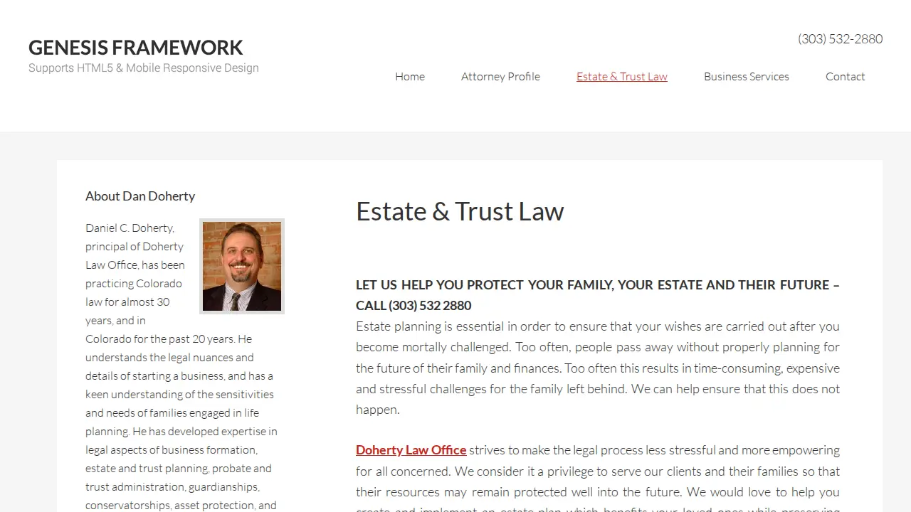 Doherty Law Office page