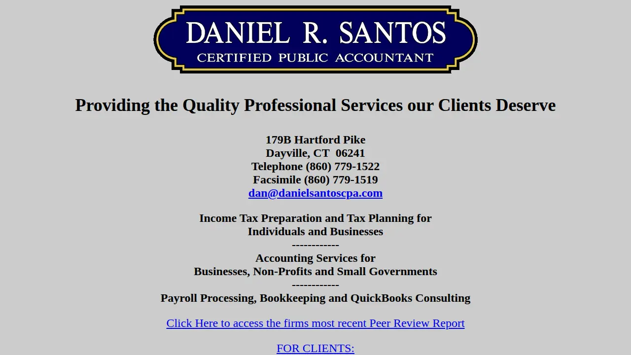 Santos Daniel R CPA