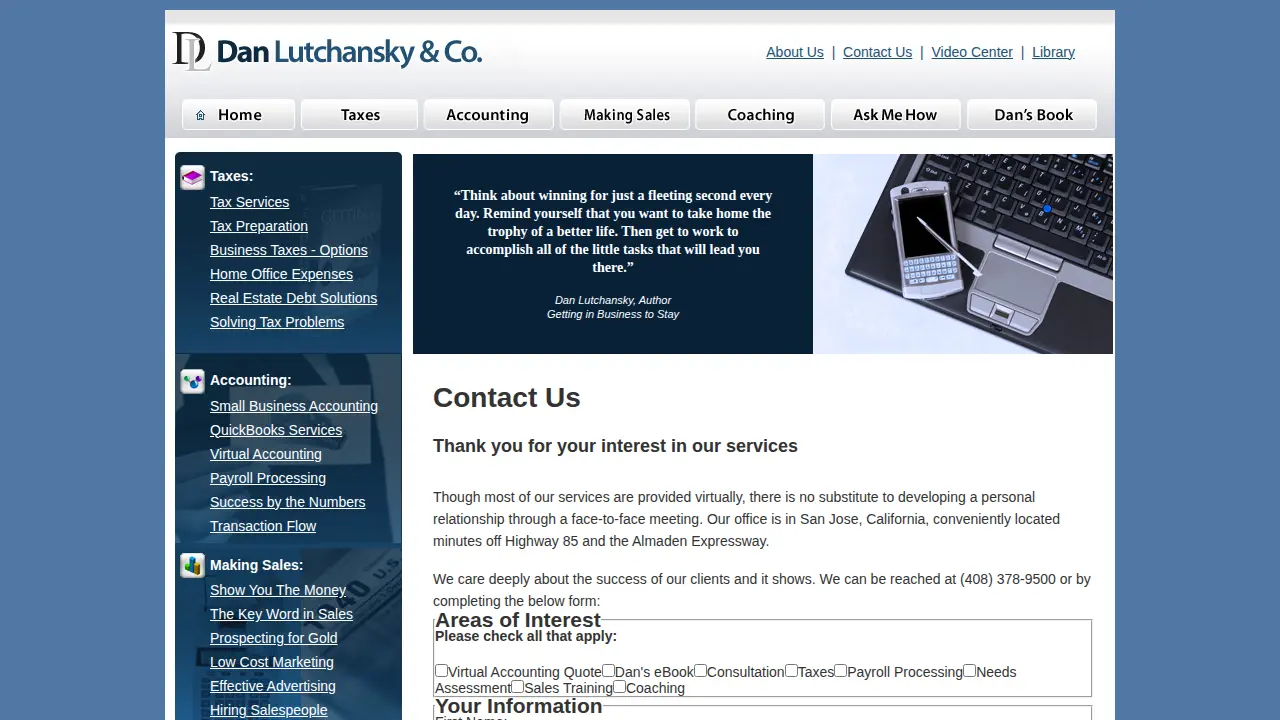 Lutchansky Dan CPA page