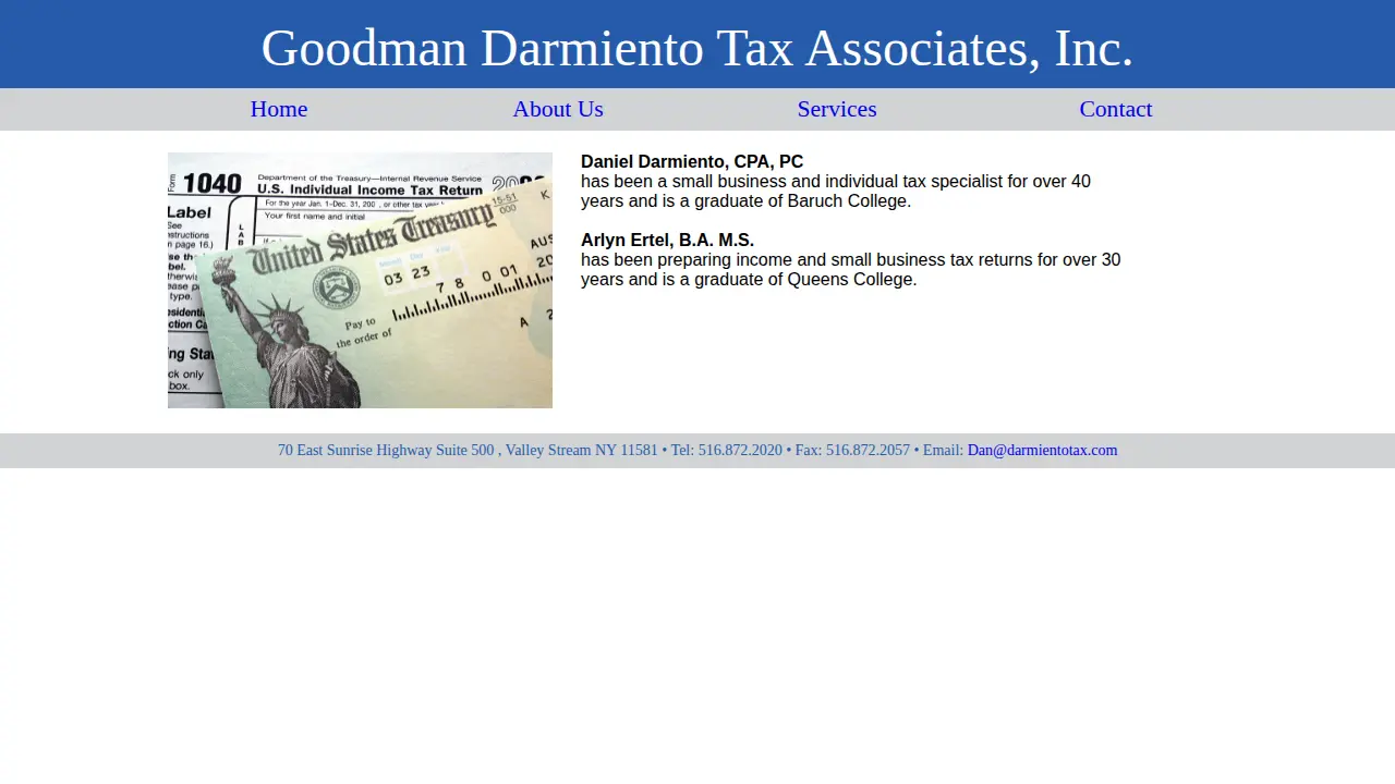 Goodman Darmiento Tax Associates, Inc. page