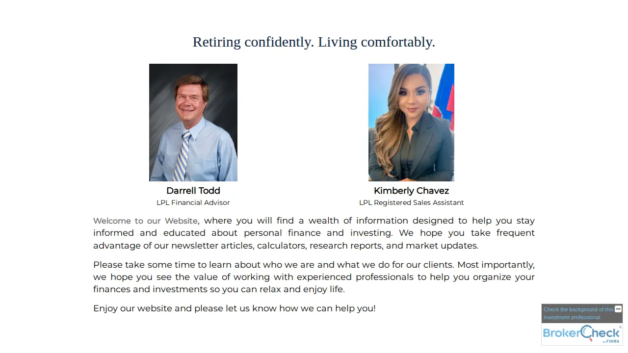 Southlake Financial Services page