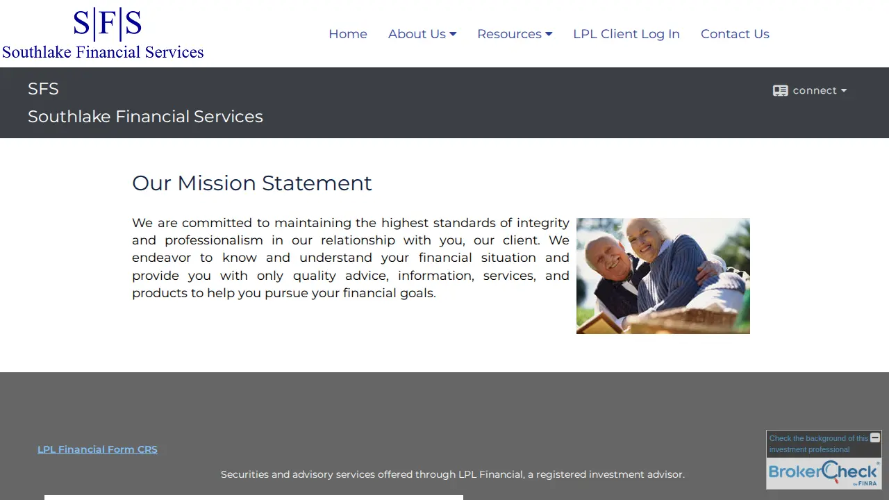 Southlake Financial Services page