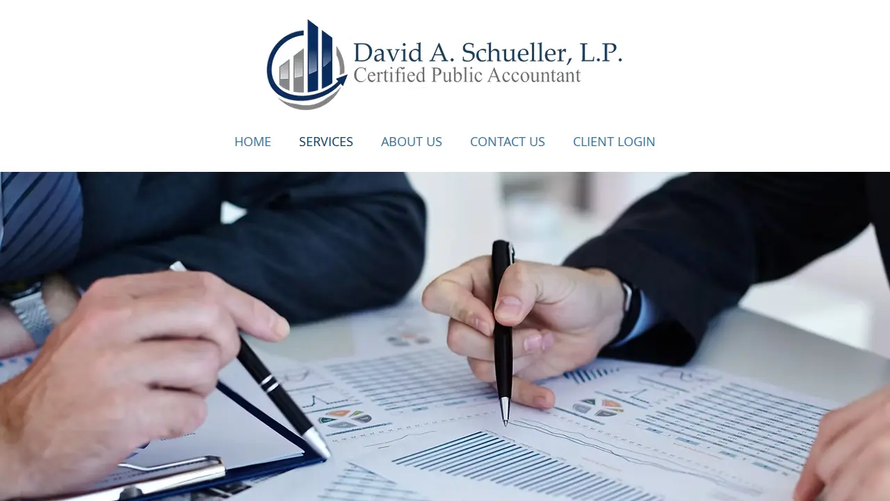 David A Schueller CPA page