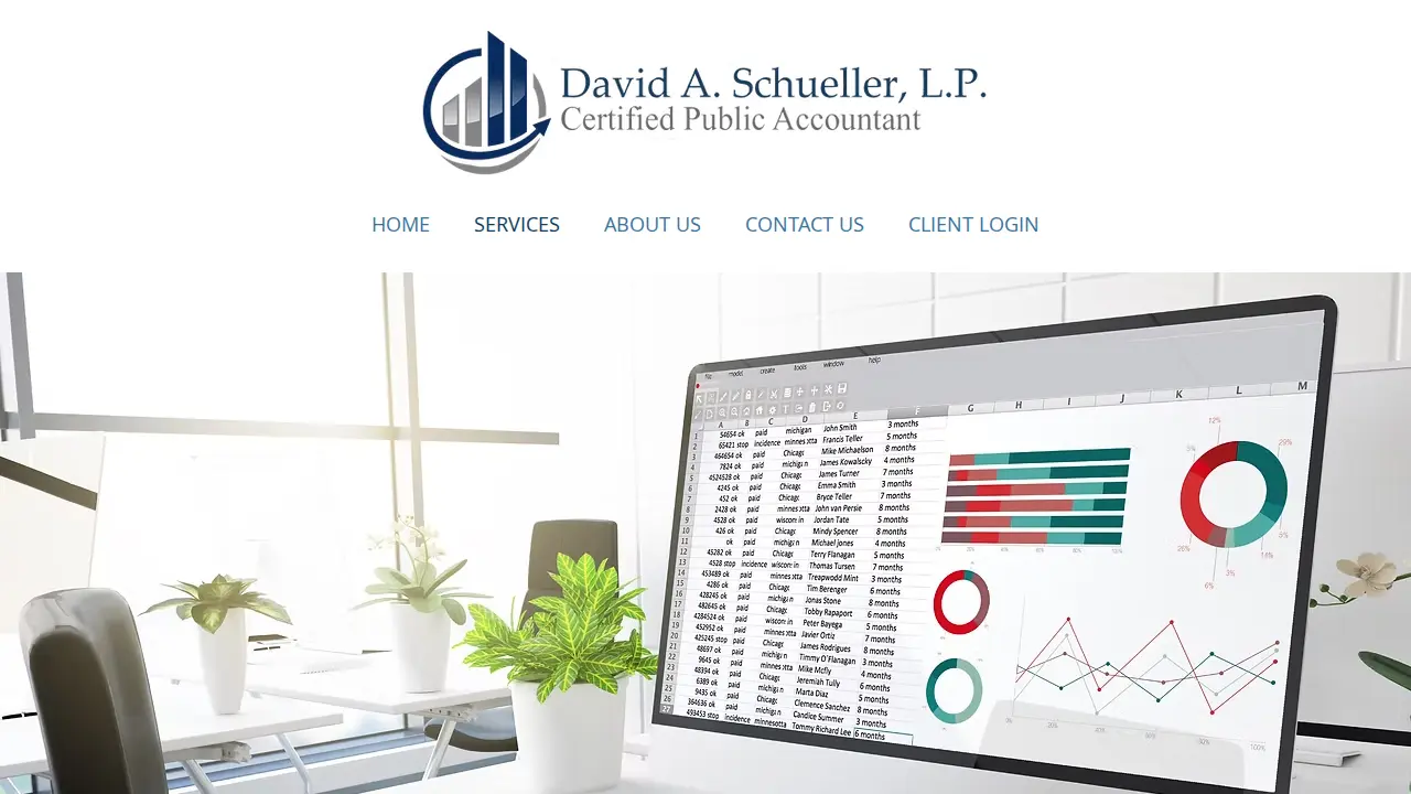 David A Schueller CPA page