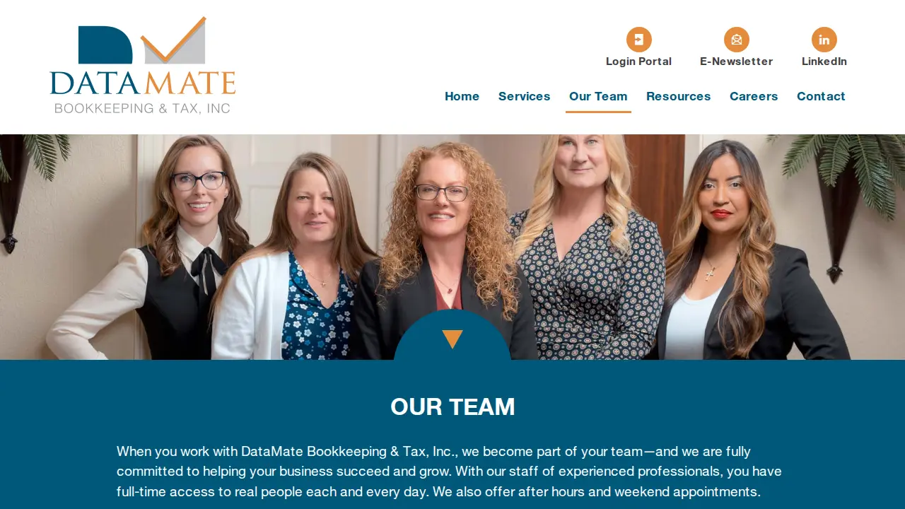 Datamate Bookkeeping & Tax, Inc page