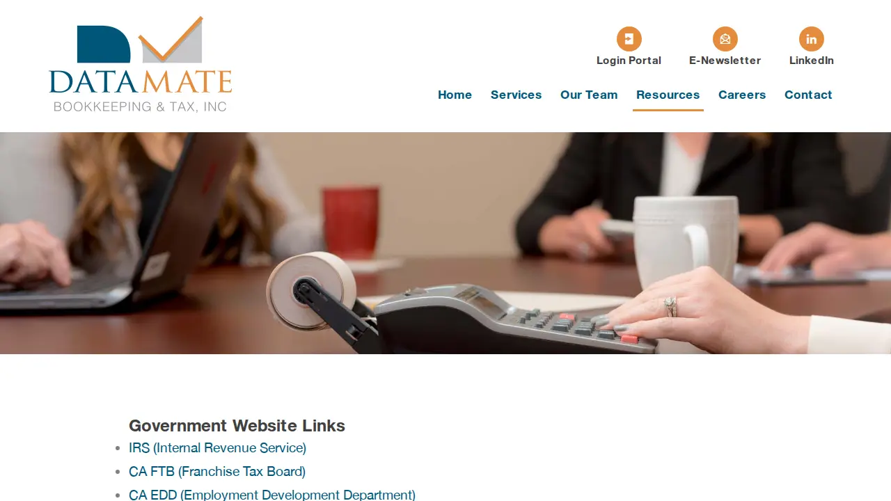 Datamate Bookkeeping & Tax, Inc page