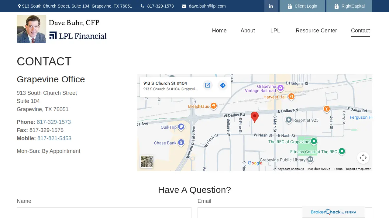 LPL Financial Dave Buhr, CFP