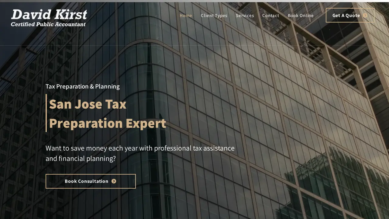David Kirst, CPA | San Jose Tax Preparation Expert