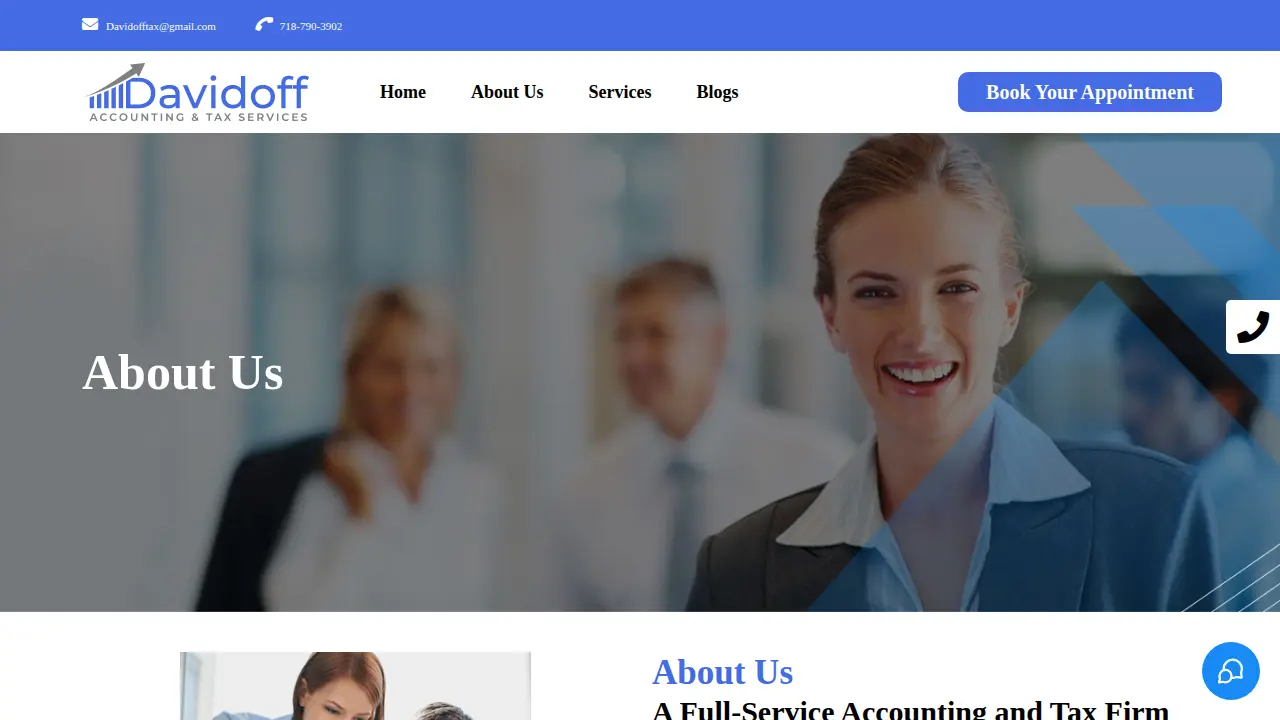 Davidoff Accounting & Tax Services page