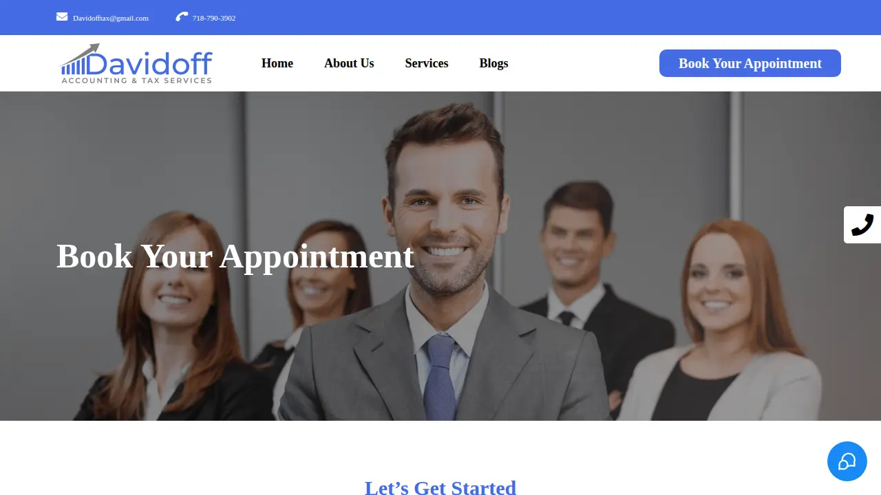 Davidoff Accounting & Tax Services page