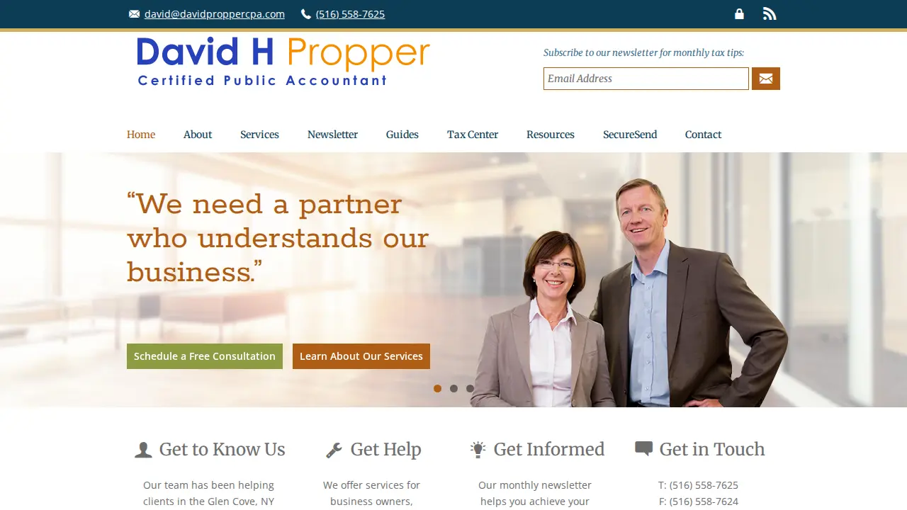 David H. Propper, CPA page