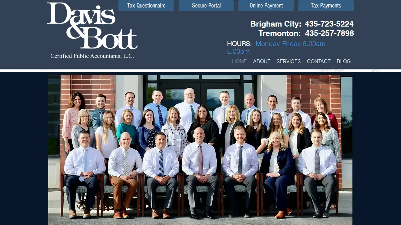 Davis & Bott Certified Public Accountants website