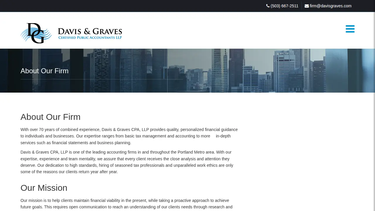 Davis & Graves CPA LLP page