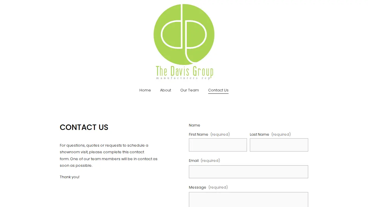 Davis Group of Ohio Inc page