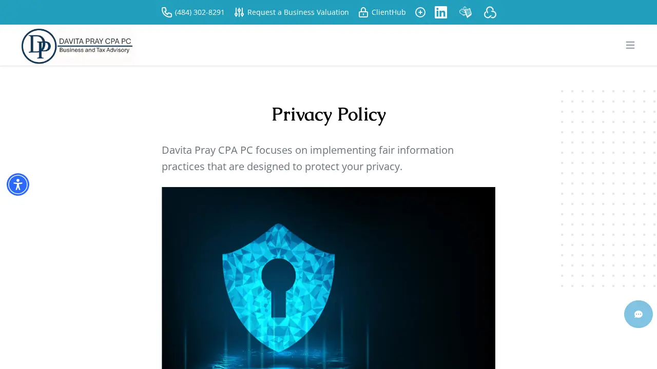 Davita Pray CPA PC page