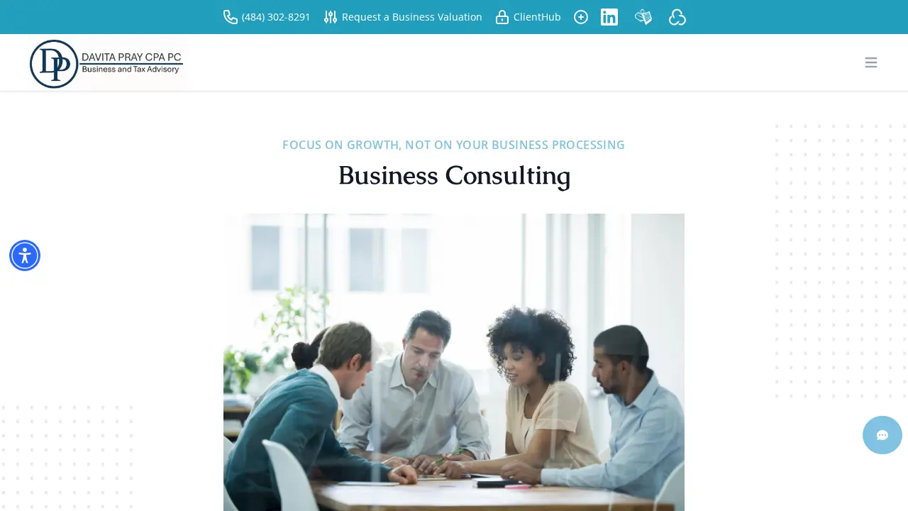 Davita Pray CPA PC page