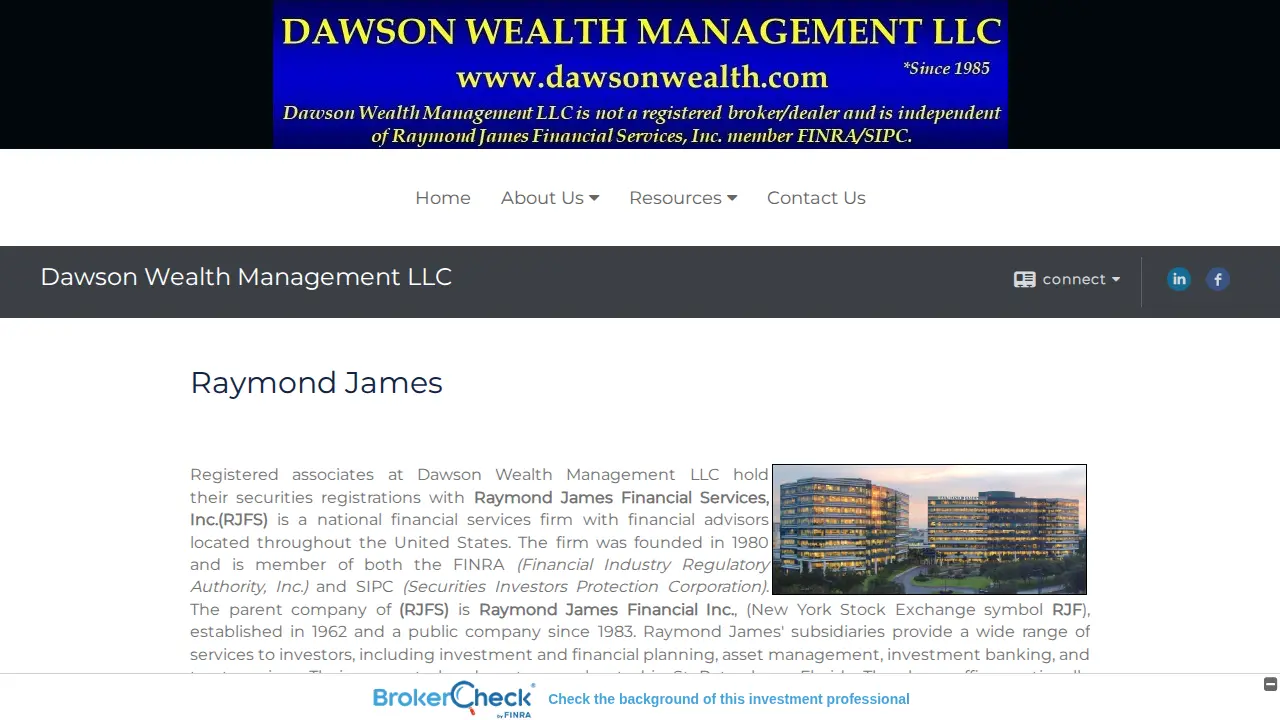 Dawson Wealth Management LLC page