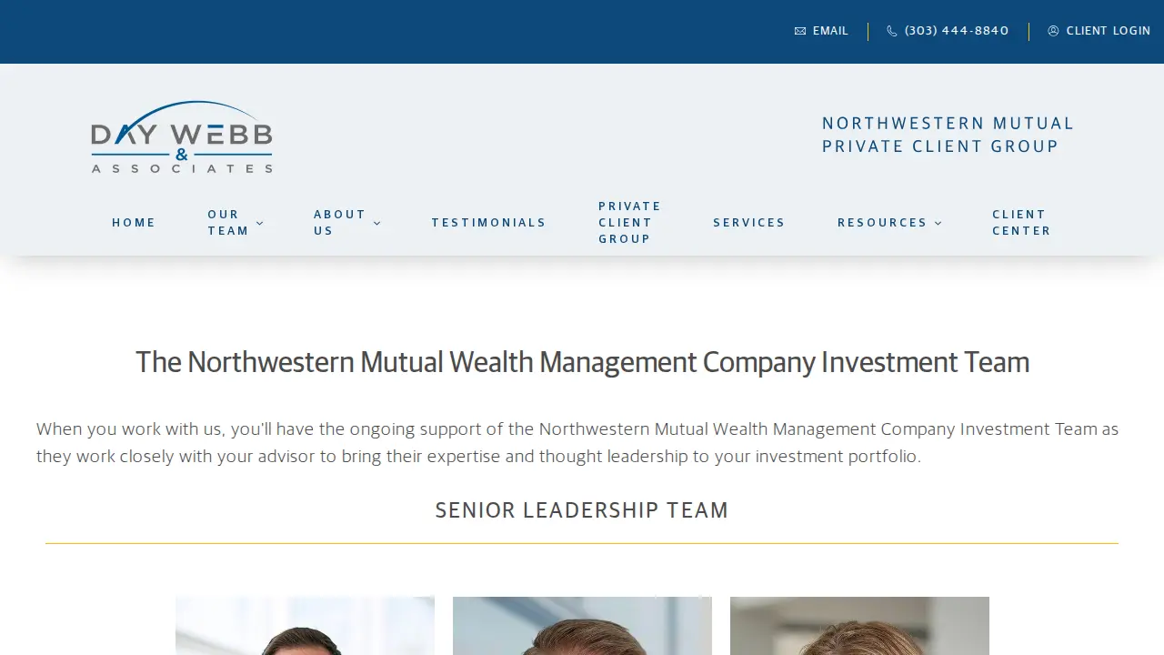 Day Webb & Associates - Northwestern Mutual page