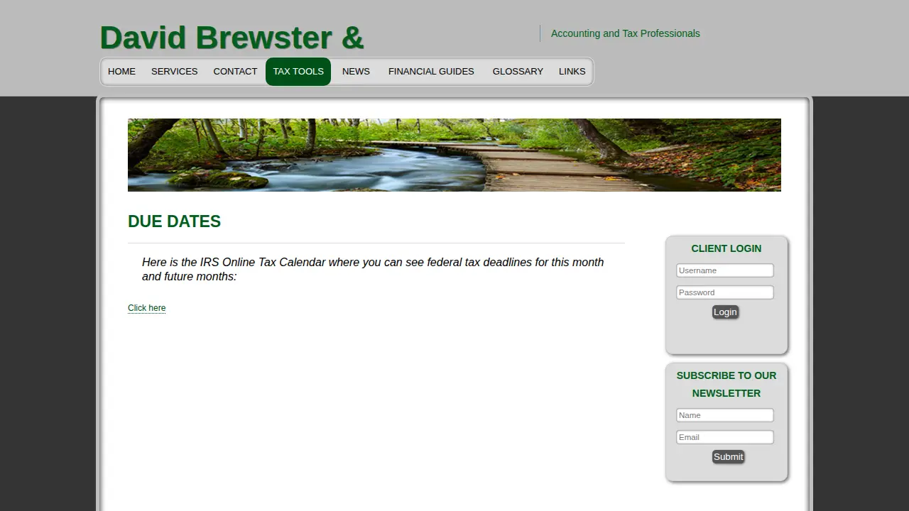David Brewster & Associates page