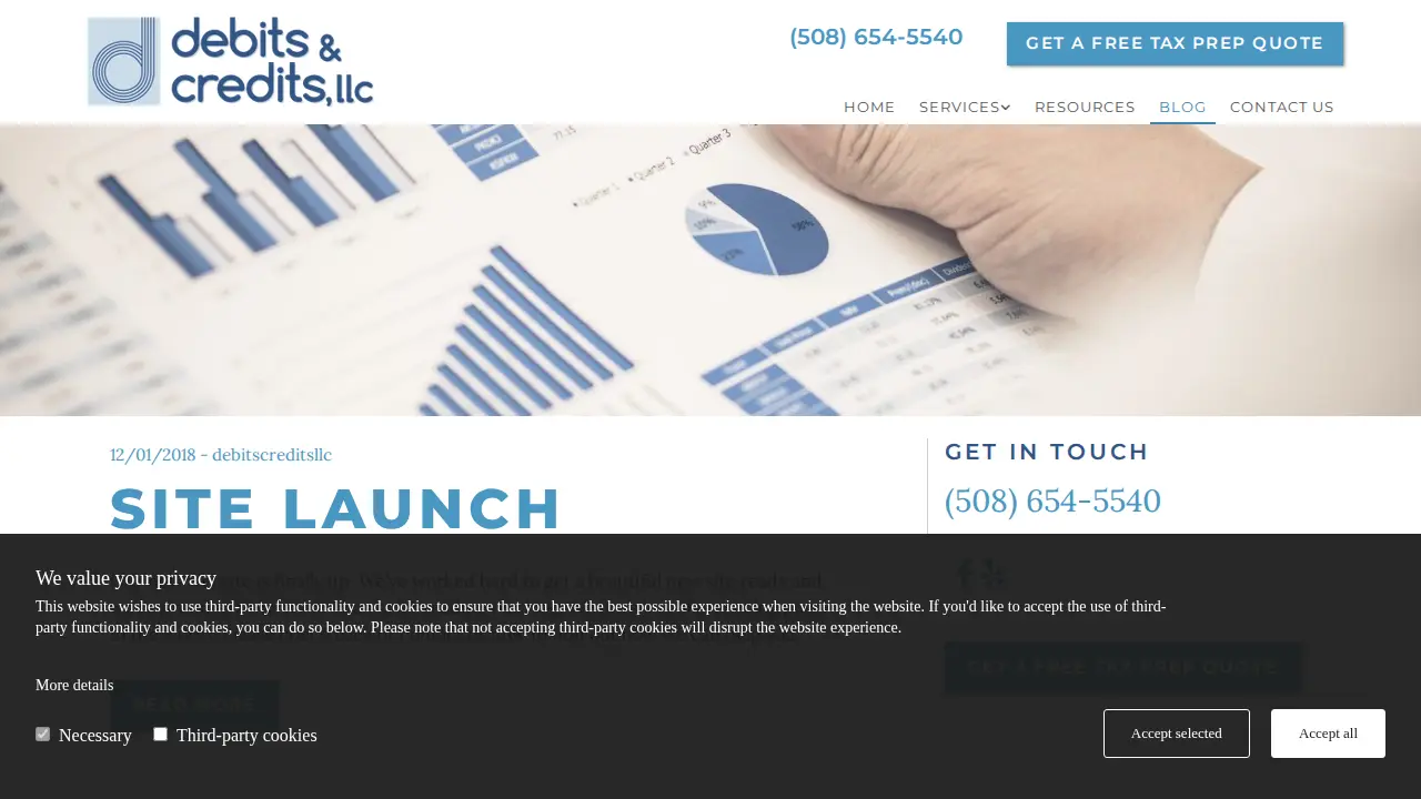 Debits & Credits LLC page