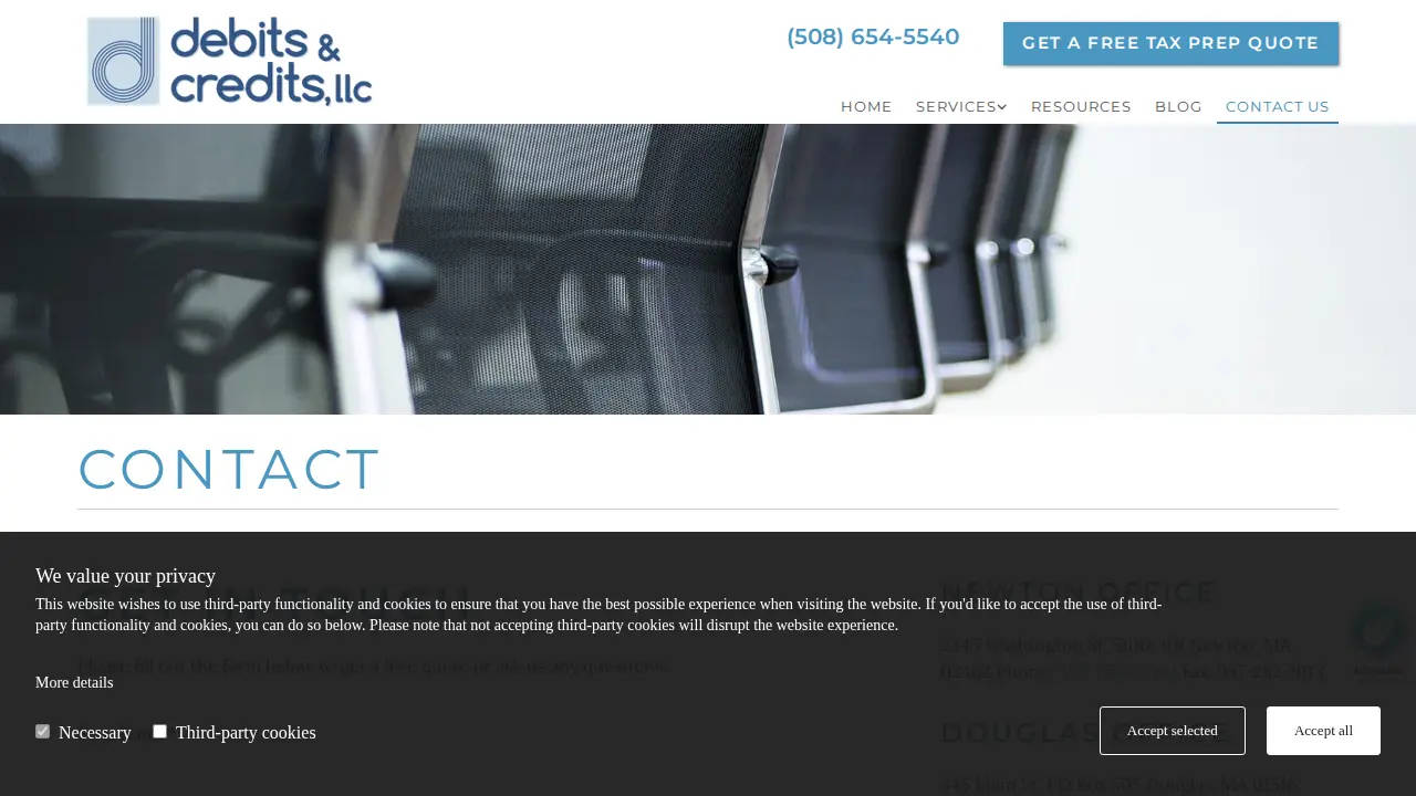 Debits & Credits LLC page