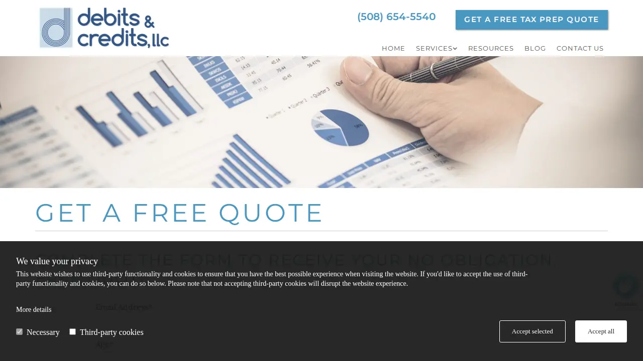 Debits & Credits LLC page